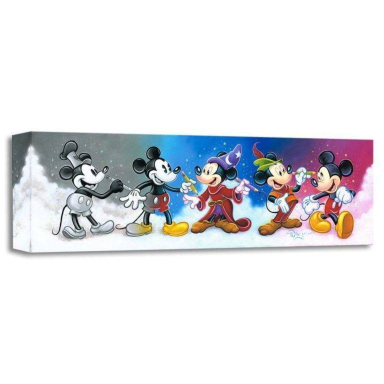 Cast Of Toys 10x20 Disney Fine Art Treasures On Canvas By Tim Rogerson