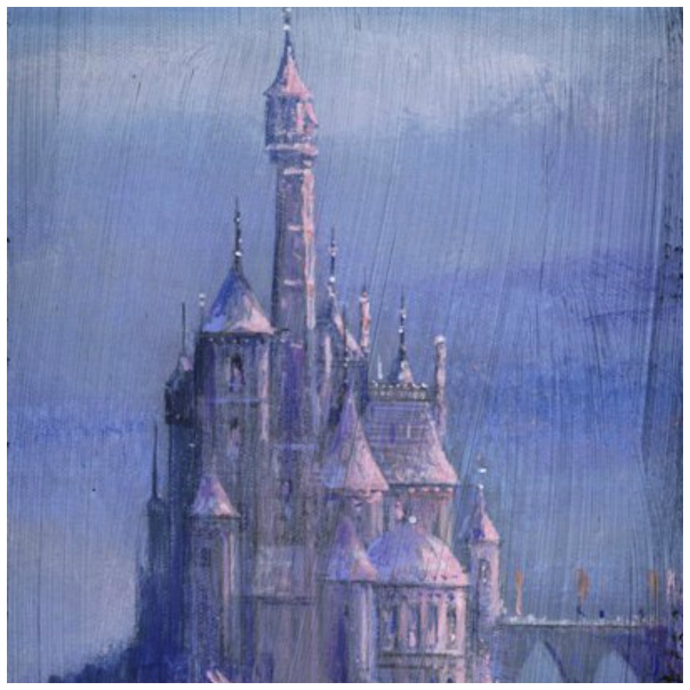 Beauty And The Beast Castle 13 7 Disney Fine Art Chiarograph Edition By Peter And Harrison Ellenshaw Animation Art Masters