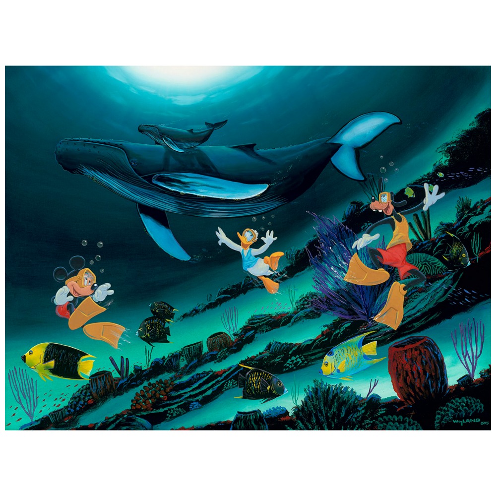 Disney S Ocean Of Life 30H 40W Standard Proof By Wyland Disney Fine Art   Disneys Ocean Of Life Wyland Legacy 