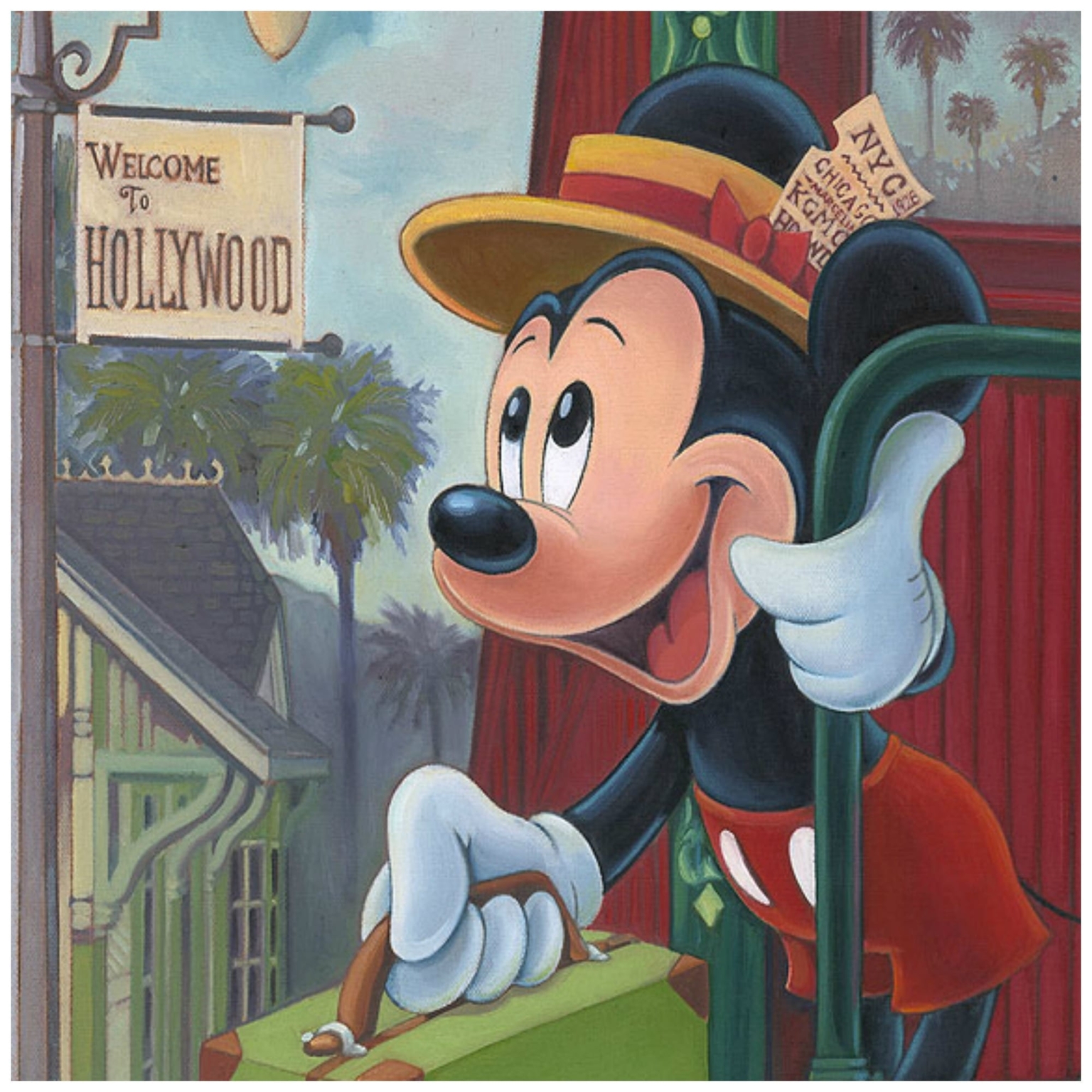 Track 28 16x12 Disney Fine Art Treasures on Canvas by Bret Iwan ...